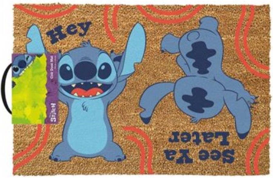 Disney LILO AND STITCH Doormat 40X60 Hey See Ya Later