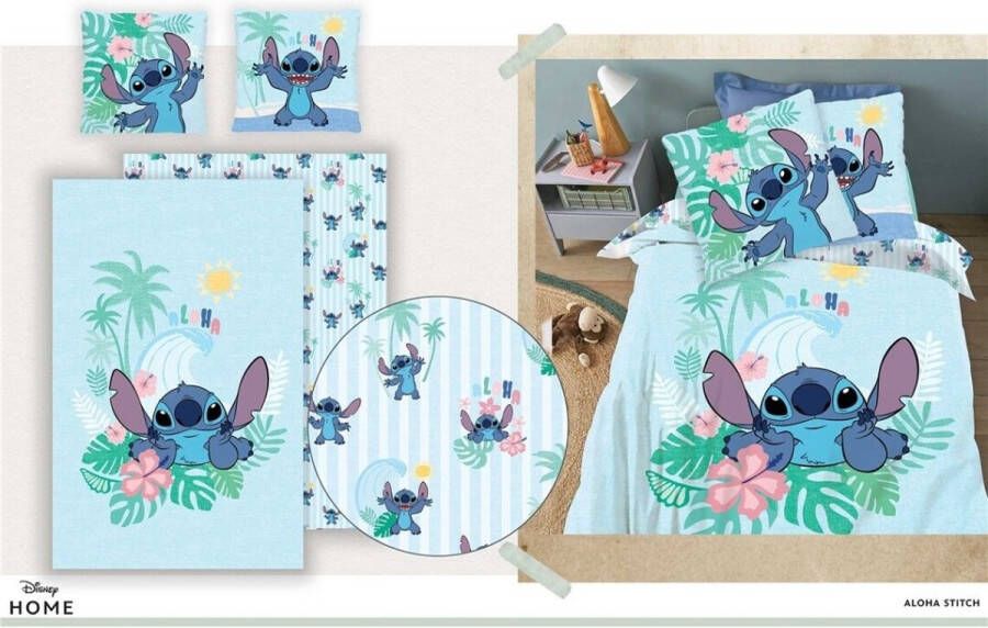 Disney Lilo & Stitch Dekbedovertrek Aloha 140 x 200 cm Polycotton