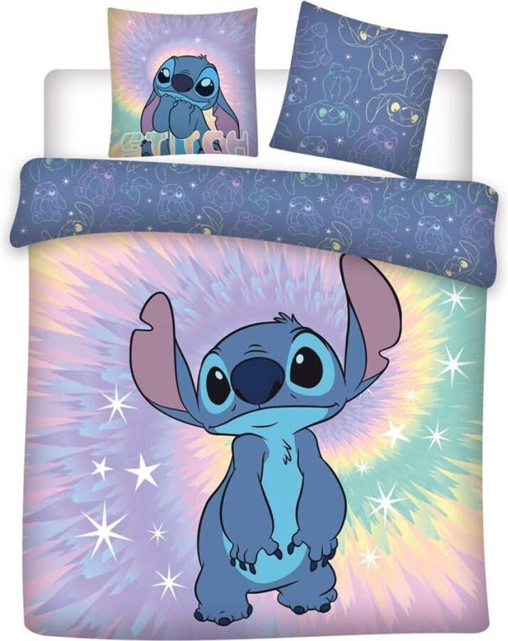 Disney Lilo & Stitch Dekbedovertrek Stars Lits Jumeaux 240 x 220 cm Polycotton