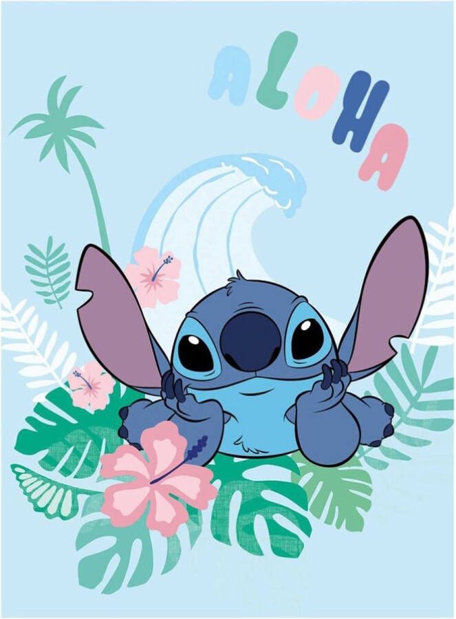 Disney Lilo & Stitch Fleeceplaid Aloha 110 x 150 cm Polyester