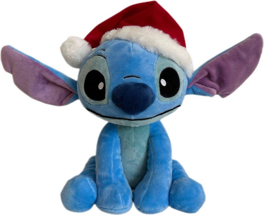 Disney Lilo & Stitch Santa Hat Pluche Knuffel 25cm Vanaf 0m