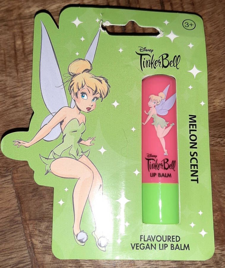 Disney lippenbalsem Tinkerbell Peter Pan melon scent meloen 4 3 gram vegan