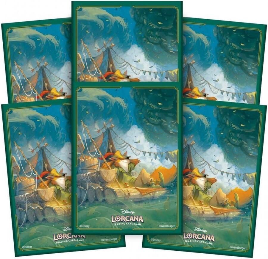 Disney Lorcana TCG Into the Inklands Robin Hood 65 Card Sleeves