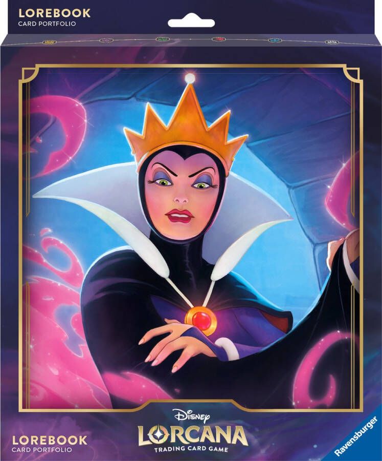 Disney Lorcana TCG Evil Queen Lorebook Card Portfolio