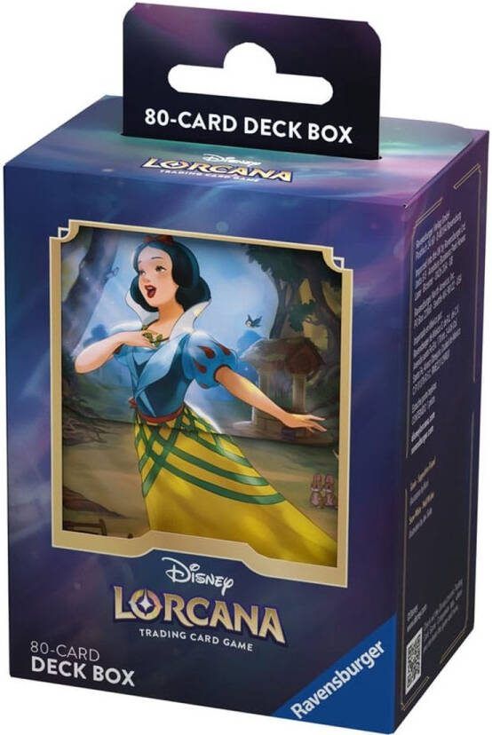 Disney Lorcana TCG Ursula's Return Snow White 80-Card Deck Box