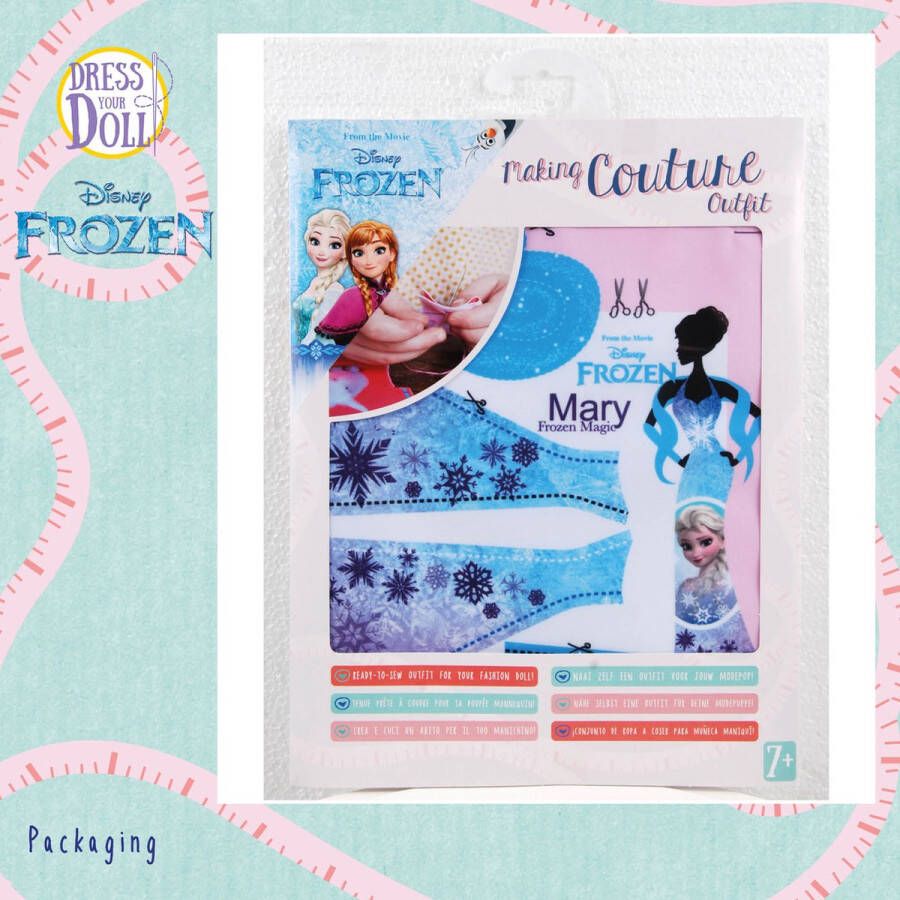 Disney Making Couture Outfit kit Mary Frozen Magic Dress YourDoll PN-0168797