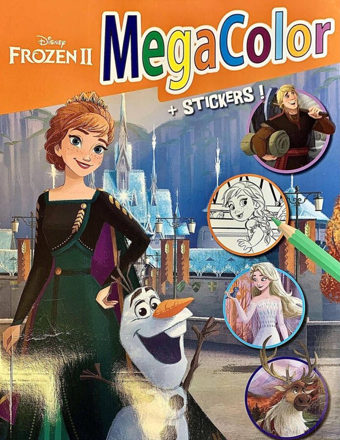 Disney Megacolor kleurboek Frozen II + stickers