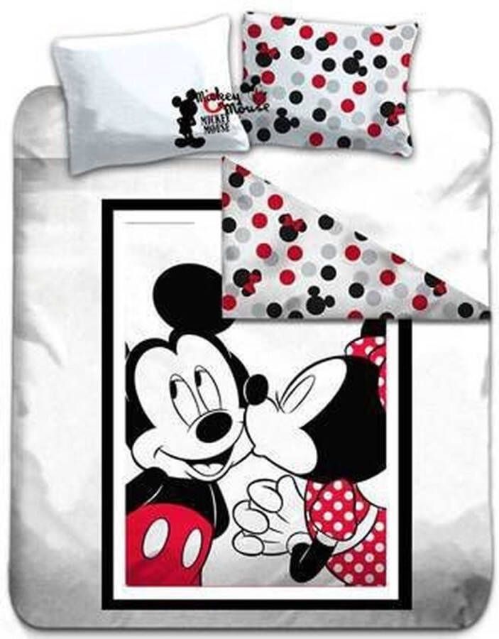Disney Mickey Mouse Dekbedovertrek Kiss 240x220 cm