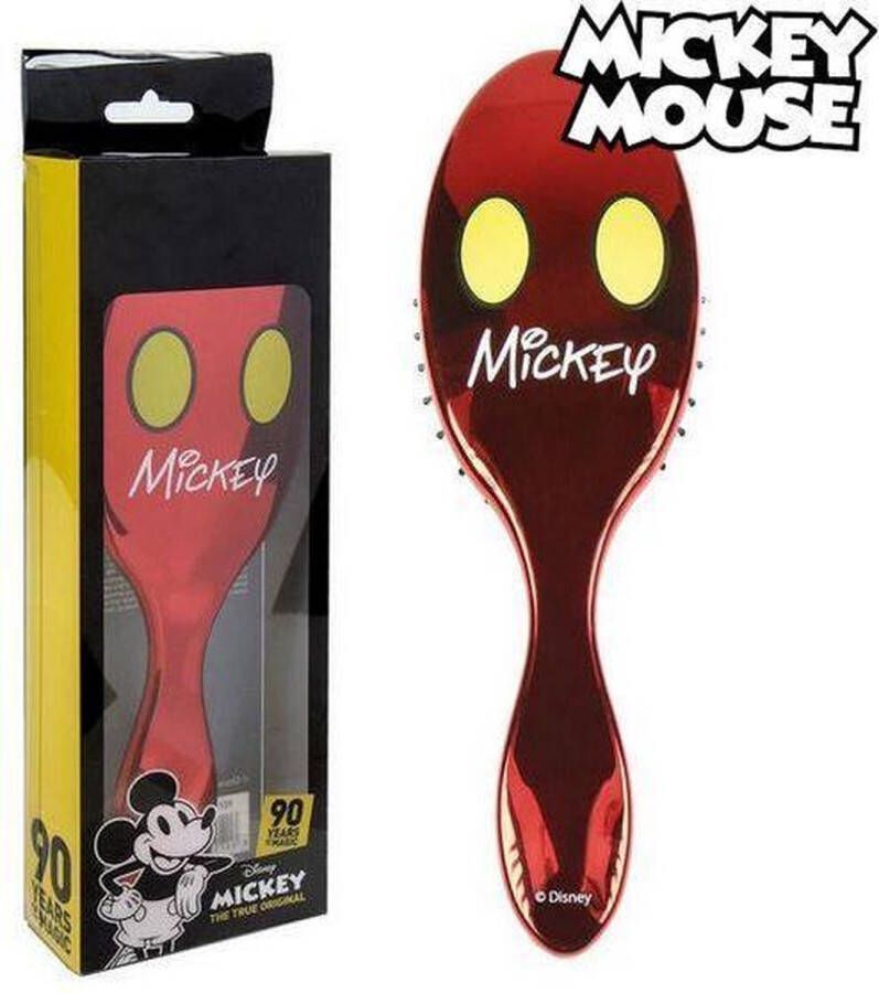 Disney Mickey Mouse Haarborstel Rood