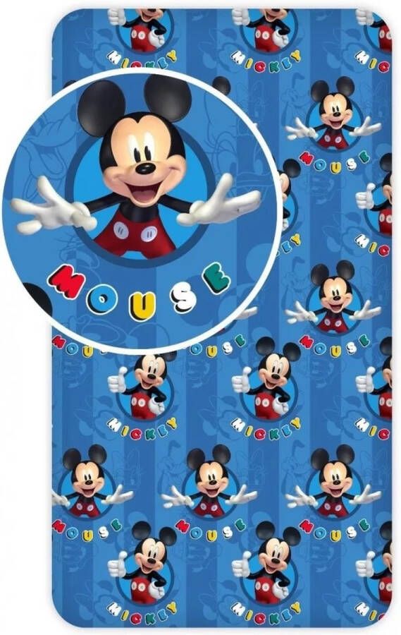 Disney Mickey Mouse Hoeslaken 90x200 cm