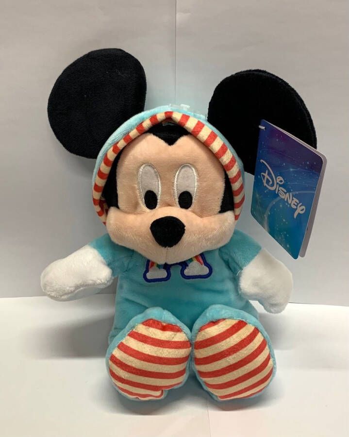 Disney Mickey Mouse in Pyjama knuffel 27 cm Pluche Disney knuffel