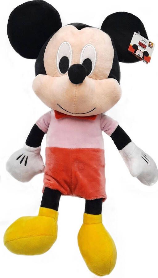 Disney Mickey Mouse Knuffel Roze Outfit Pluche XXL 43 cm