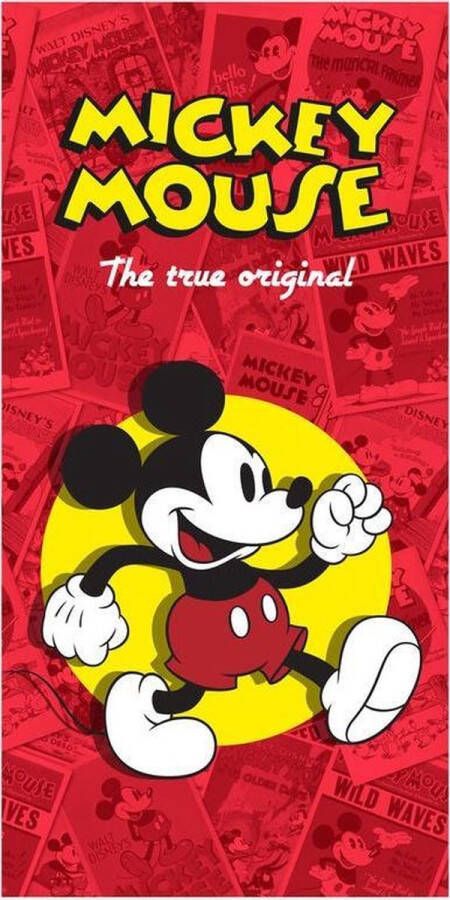 Disney Mickey Mouse The True Original Strandlaken 75 x 150 cm Multi