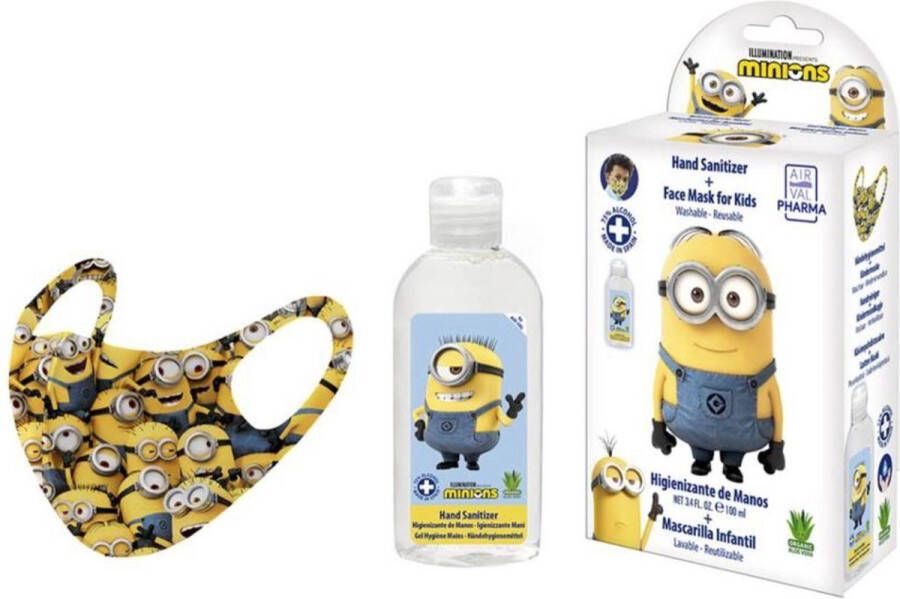 Disney Minions Pack Hand Sanitizer 100 ml + Face Mask