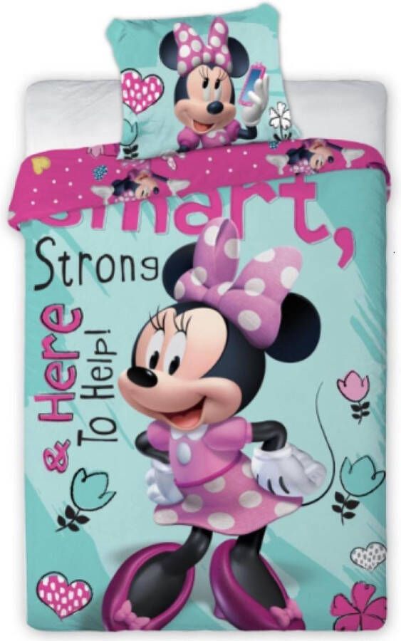 Disney Minnie Mouse dekbedovertrek 140 x 200 cm. dekbed eenpersoons
