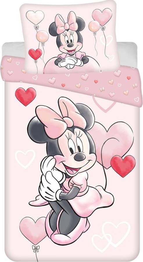 Disney Minnie Mouse Dekbedovertrek Ballon Eenpersoons 140 x 200 cm Katoen