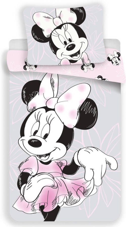 Disney Minnie Mouse Dekbedovertrek Beautiful Eenpersoons 140 x 200 cm Katoen