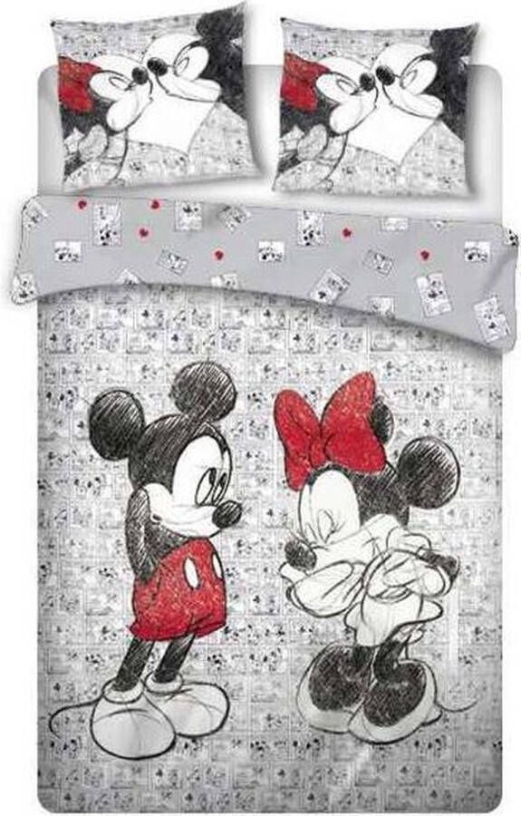 Disney Minnie Mouse Dekbedovertrek Cartoon Lits Jumeaux 240 x 220 cm Polyester