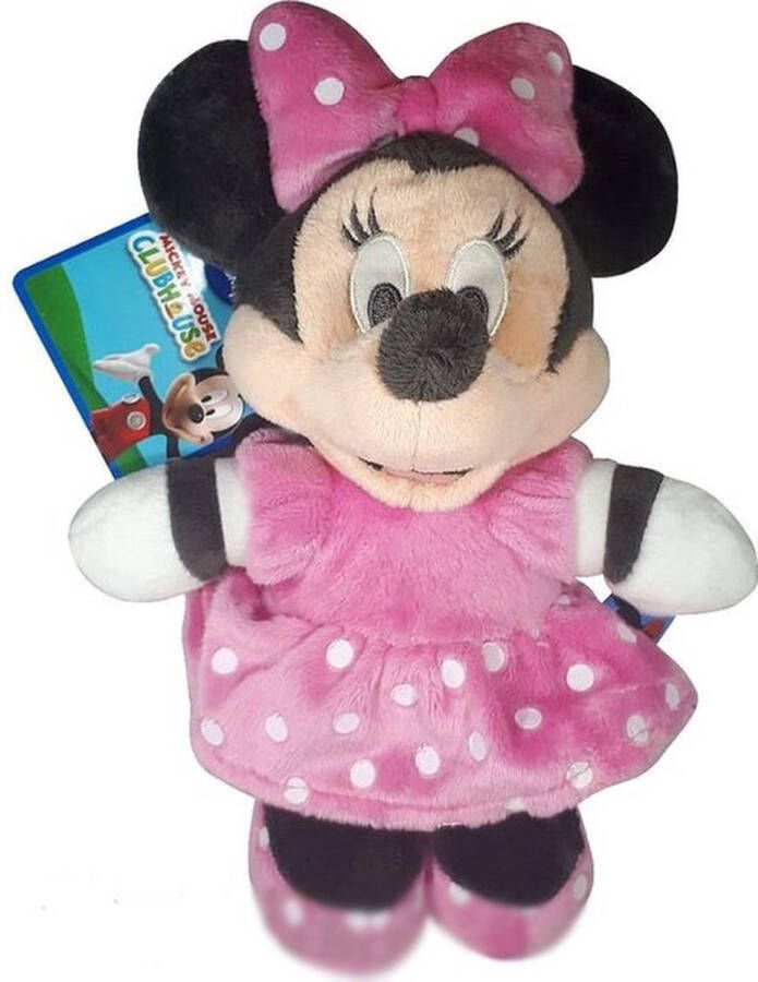 Disney Minnie Mouse Dinsey Junior Mickey Mouse Pluche Knuffel 22 cm { Plush Toy Speelgoed knuffelpop knuffeldier voor kinderen jongens meisjes Mickey Mouse Minnie Mouse Pluto Donald Duck}
