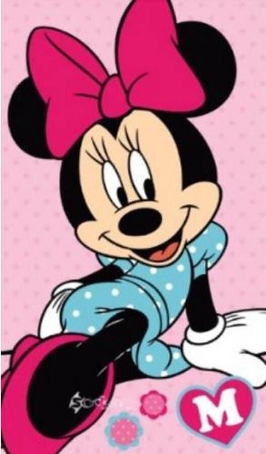 Disney Minnie Mouse Handdoek Polka Dots
