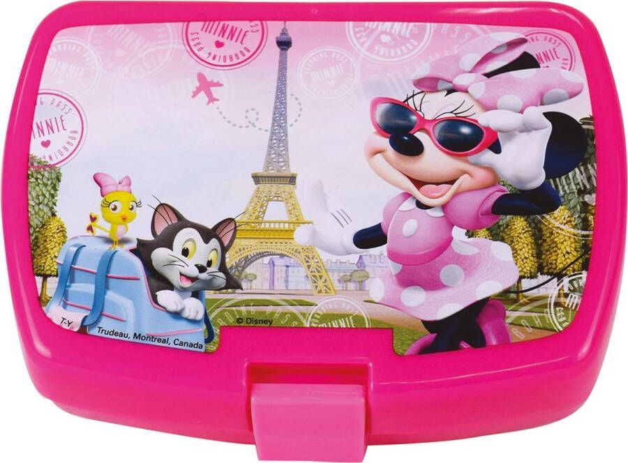 Disney Minnie Mouse Lunchbox 17 x 13 5 x 6 5 cm Roze