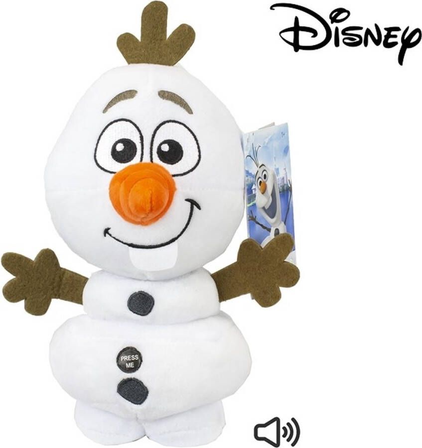 Disney Olaf knuffel met geluid 30 cm Pluche Frozen knuffel