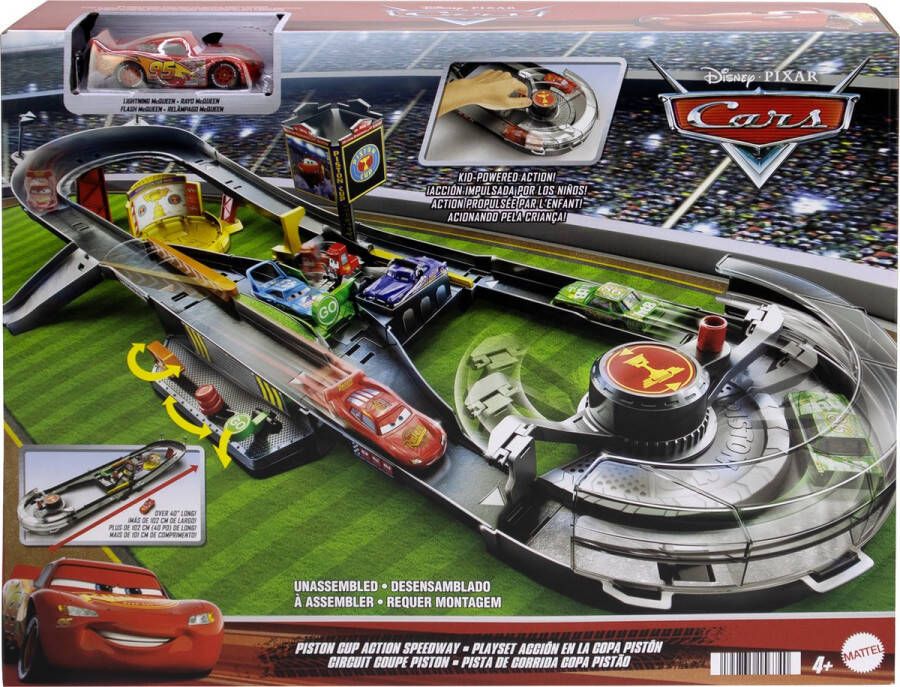 Disney Pixar Cars Disney en Pixar Cars Piston Cup Racebaan Speelset