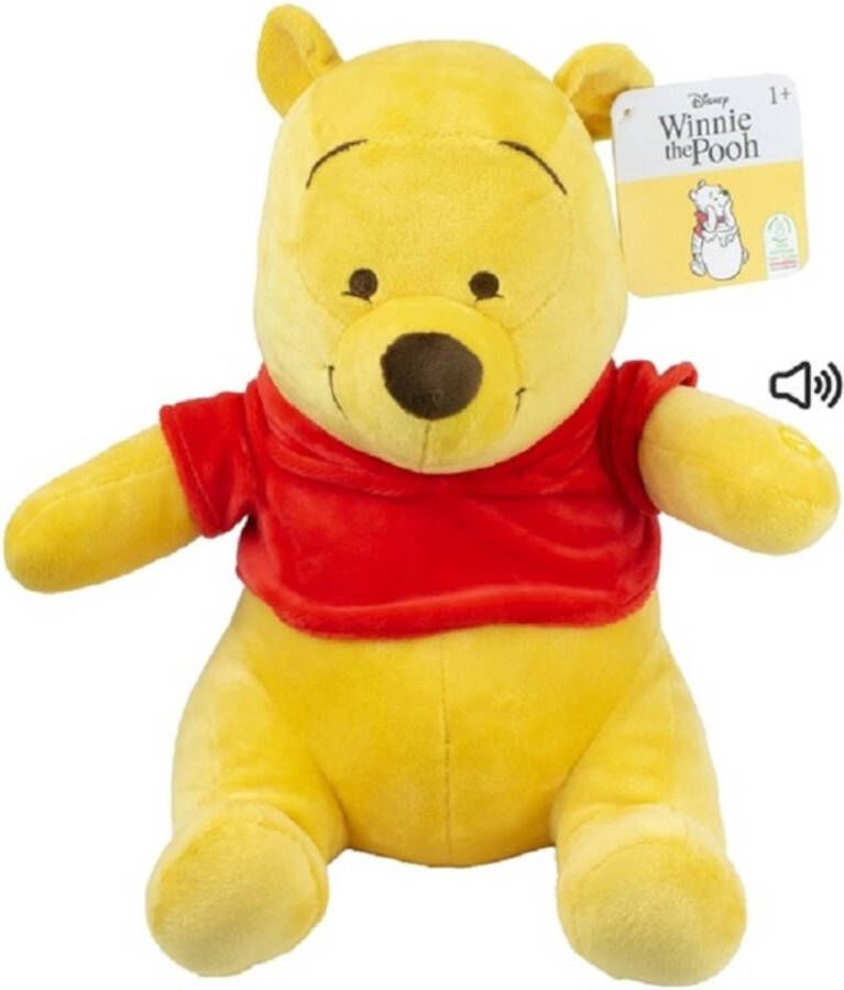 Disney pluche knuffel Pooh uit Winnie de Pooh stof 30 cm Bekende cartoon figuren Knuffeldier