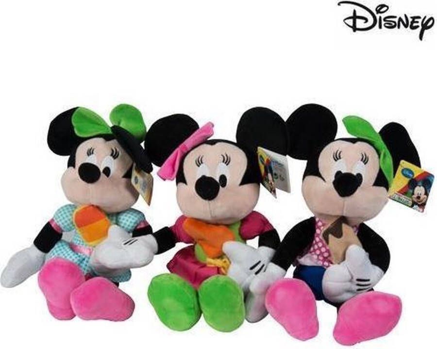 Disney Pluche Minnie Mouse met ijsje 35 cm Assorti