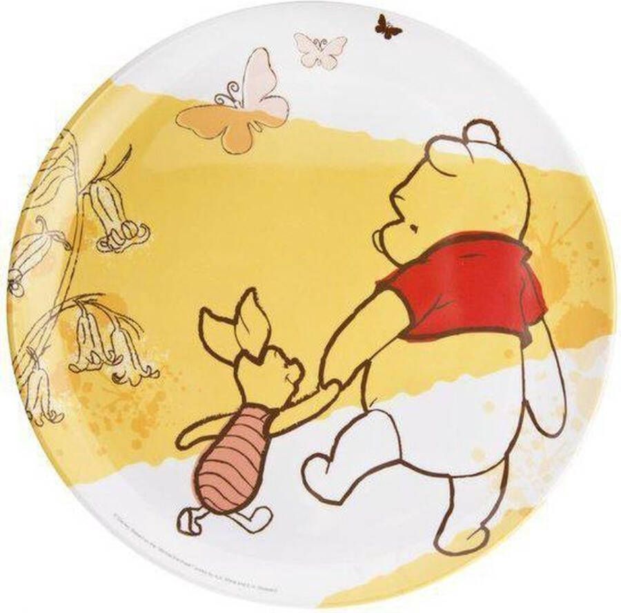 Disney Pooh Bord 2-delig � 25.5 cm Geel