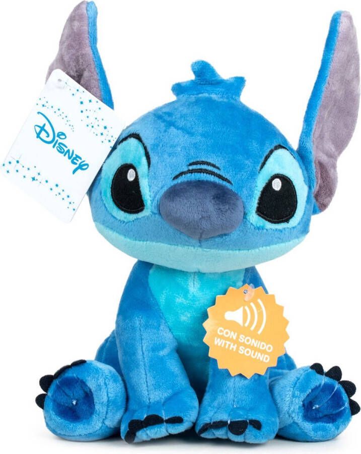 Lilo&Stitch Disney Pratende Stitch knuffel 32 cm Pluche Blauw Lilo & Stitch