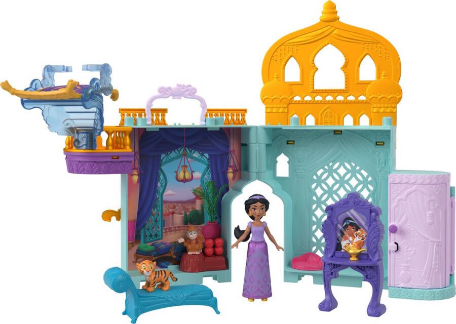 Disney Princess Disney Prinsessen Jasmine&apos;s Castle Box Figuur 3 jaar en ouder MATTEL HLW93