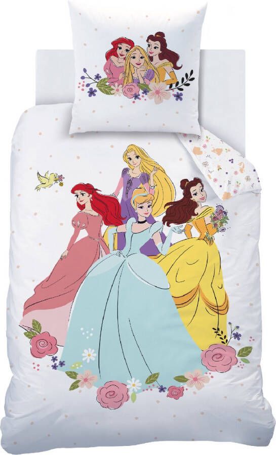 Princess Disney Dekbedovertrek Ball Eenpersoons 140 x 200 cm Katoen