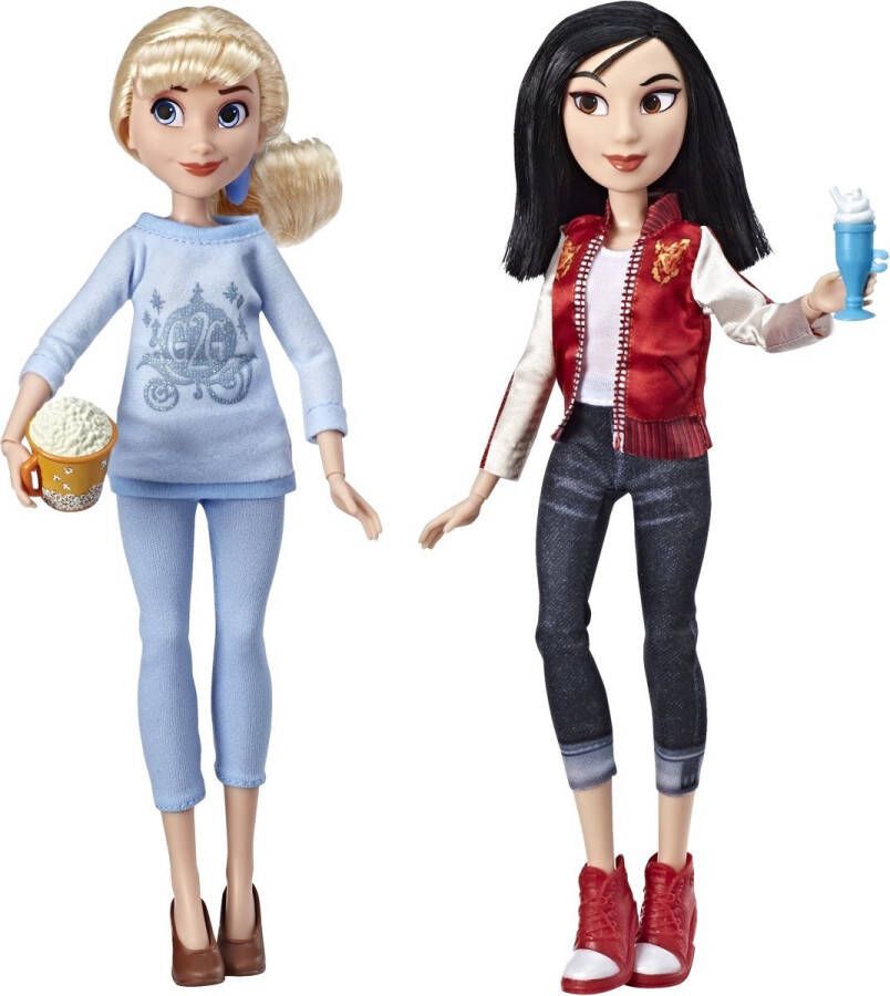 Disney Princess Disney Comfy Princesses Assepoester & Mulan Modepop