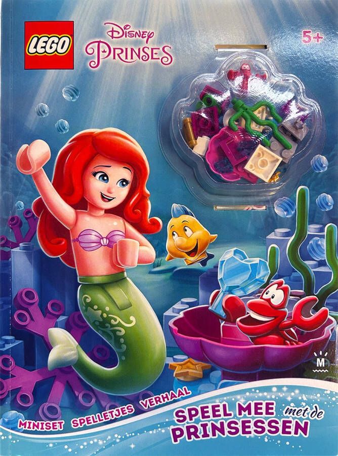 Disney Prinsessen LEGO Disney Princess Magische avonturen met de prinsessen Doeboek + LEGO blokjes! LEGO meisjes vanaf 5 jaar 6 7 8 jaar Ariel Belle Zeemeerminnen Assepoester