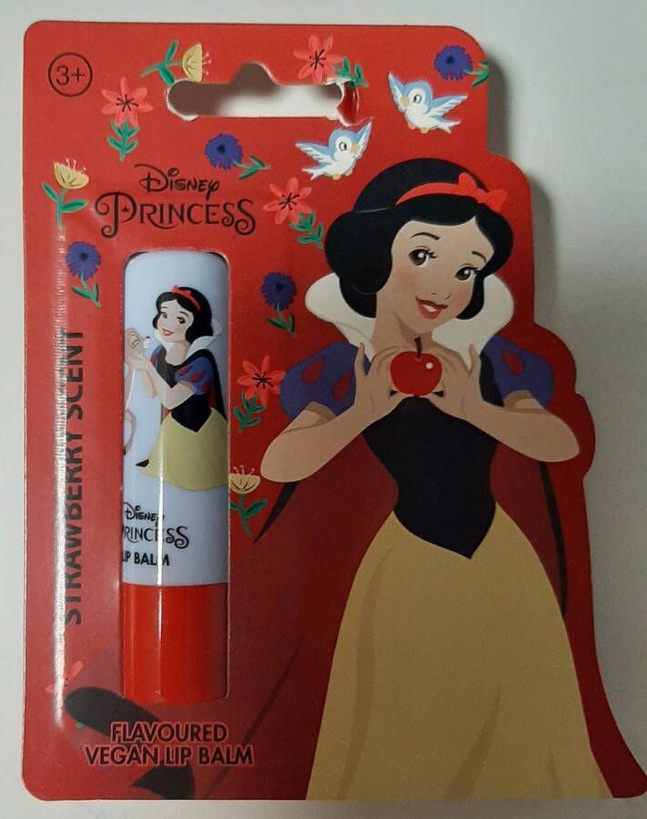 Disney princess lipbalm lipbalsem sneeuwwitje lippenbalsem strawberry aardbei