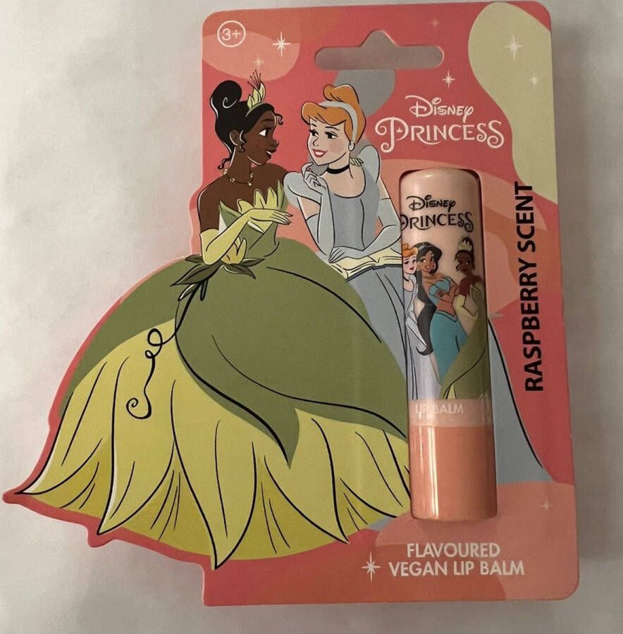 Merkloos Disney Princess Lippenbalsem Disney Prinses raspberry scent flavoured vegan lip balm