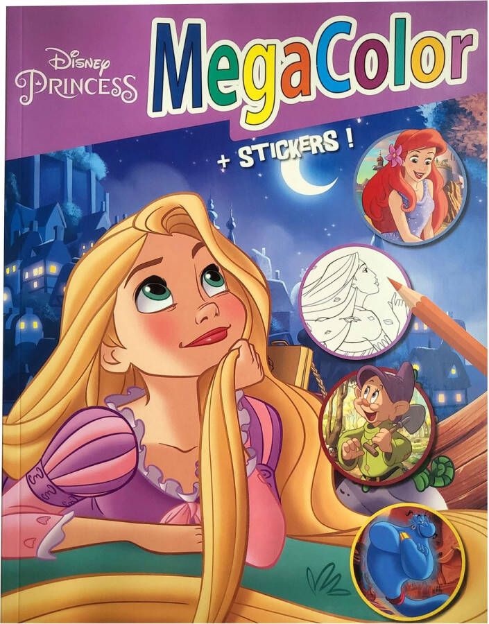 Disney Princess MegaColor Kleurboek- + stickers