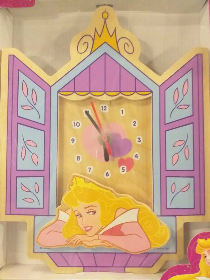 Disney Princess Wand Klok Hout