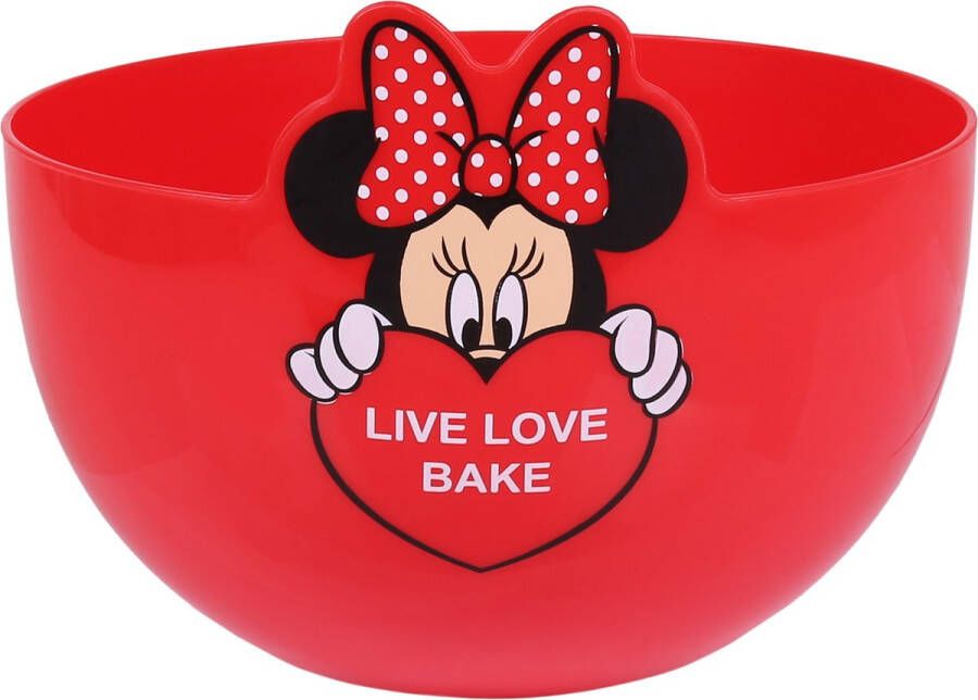 Disney Rode plastic schaal Minnie Mouse