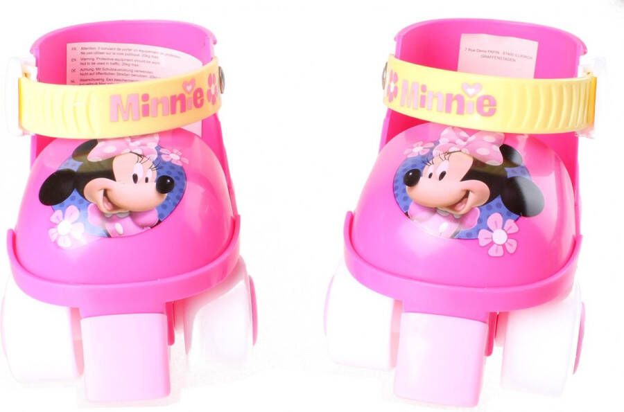 Disney rolschaatsen Minnie Mouse meisjes roze wit maat 23-27