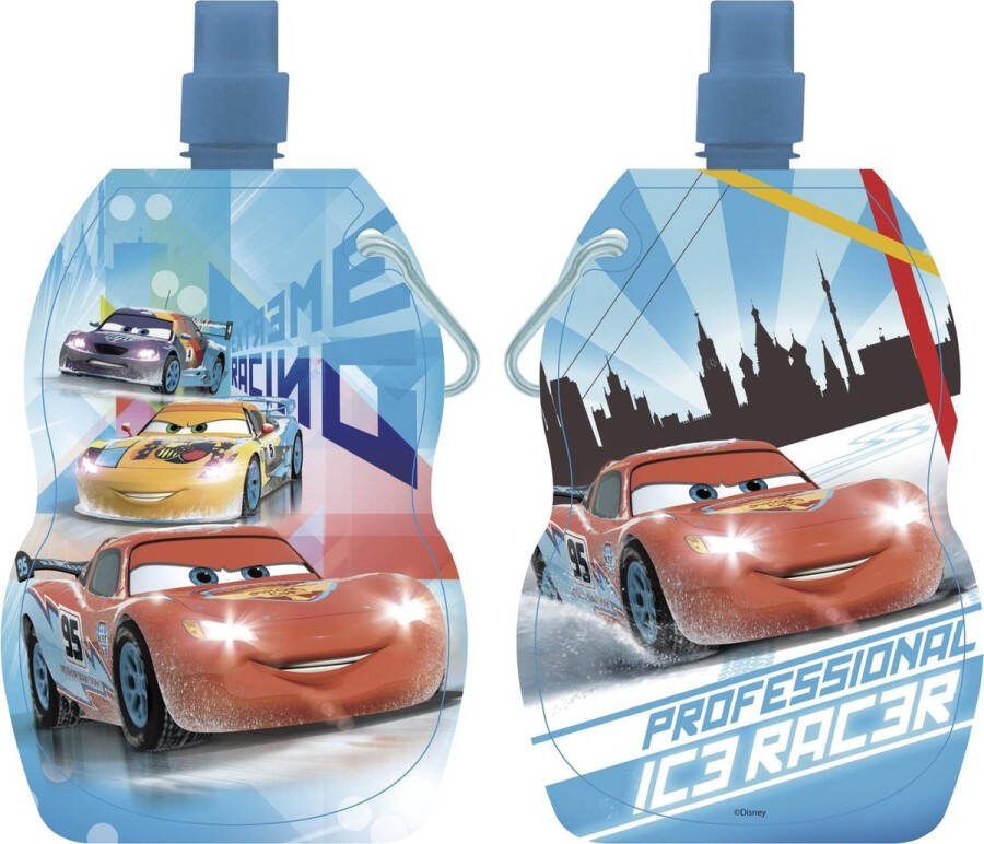 Disney Schoolbeker Opvouwbaar Cars Jongens 500 Ml Blauw