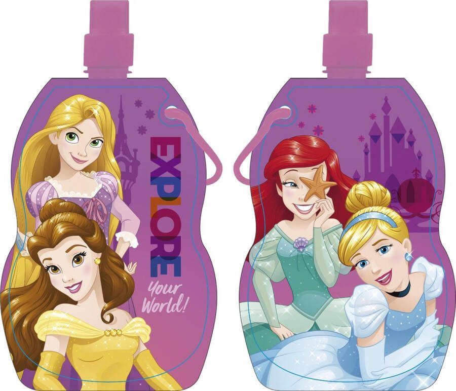 Disney Schoolbeker Opvouwbaar Princess Meisjes 500 Ml Roze
