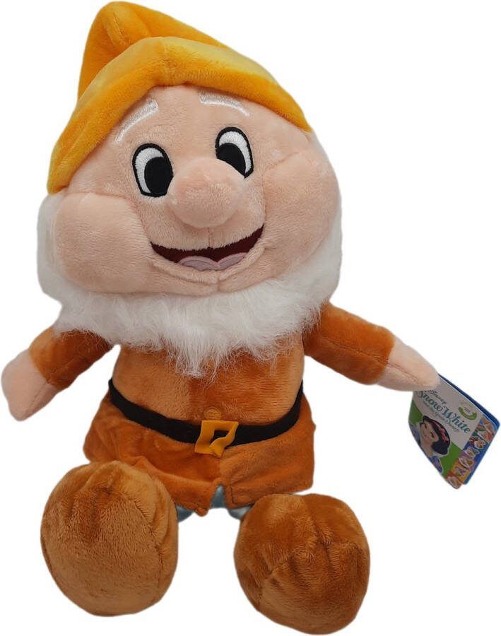 Disney Sneeuwwitje en De Zeven Dwergen Giechel Knuffel 35 cm