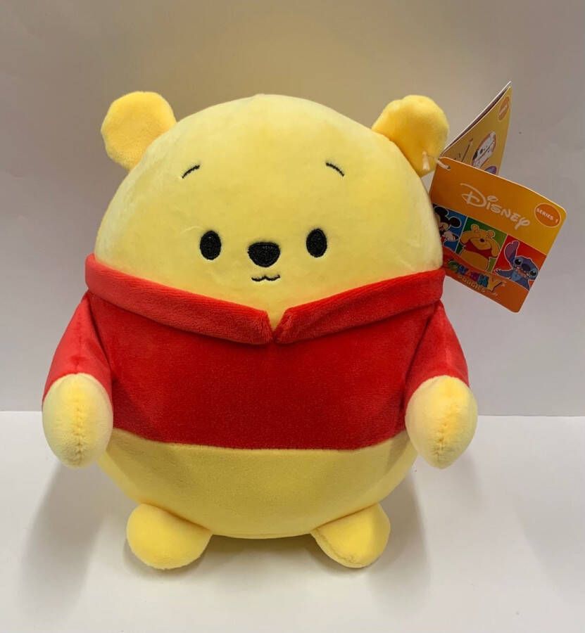 Disney Squasy Podgies Winnie de Poeh knuffel 20 cm Pluche knuffel