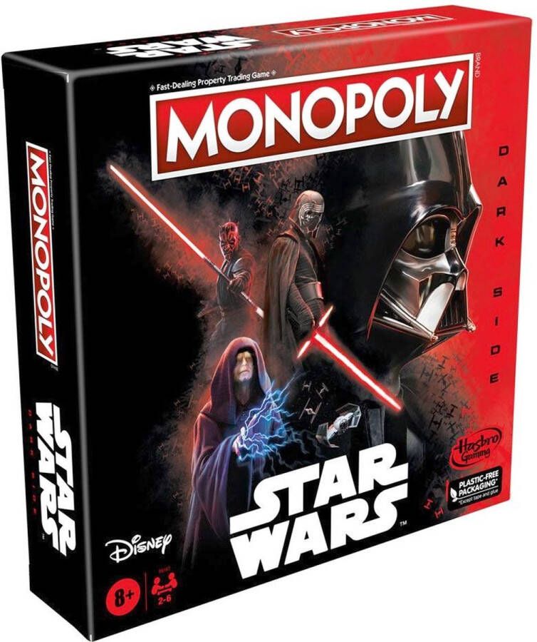Disney Hasbro Star Wars Bordspel Monopoly Dark Side Edition -English Version Multicolours