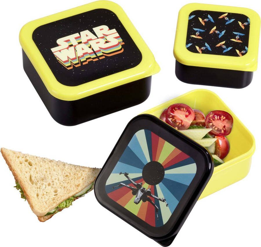 Disney Star Wars Plastic Bewaar trommels Retro Vehicles