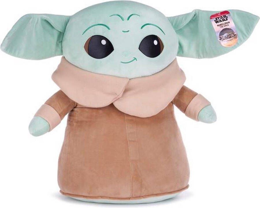 Disney Star Wars The Mandalorian Pluche Knuffel Baby Yoda XXL 53 cm