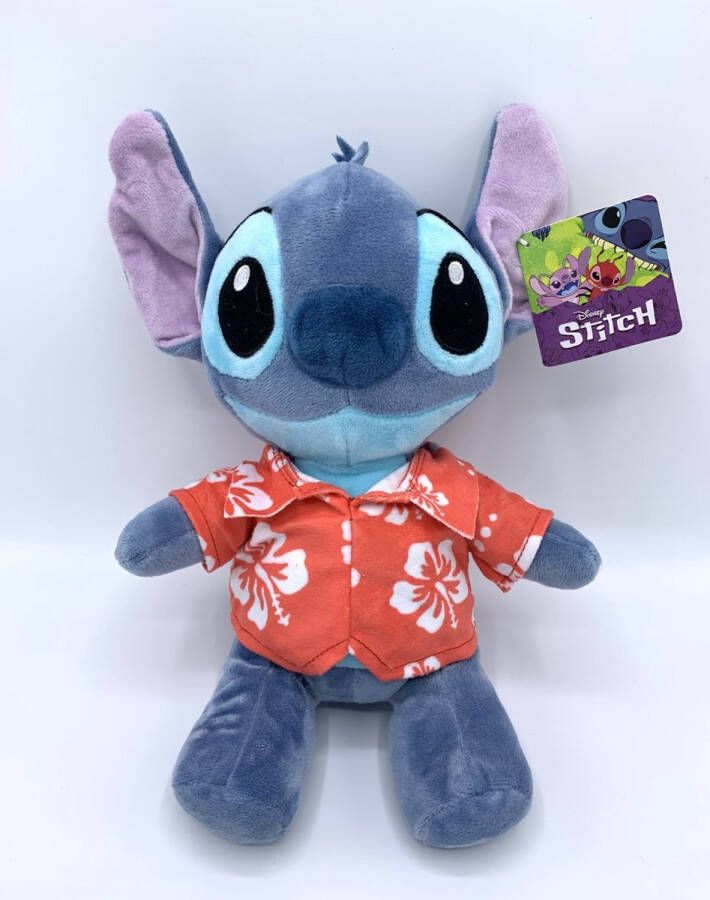 Disney Stitch Hawaii knuffel 30 cm Rood Pluche Disney knuffel