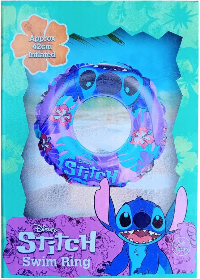 Disney Stitch Zwemband 42cm opblaasbaar zwemring 3 tot 6 jaar zwemmen